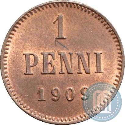 Picture 1 penni 1909 year  