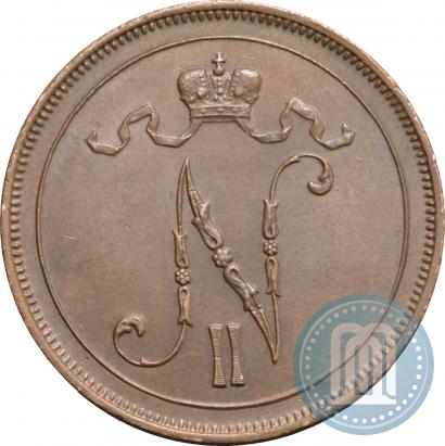Picture 10 pennia 1911 year  
