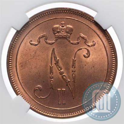 Picture 10 pennia 1914 year  