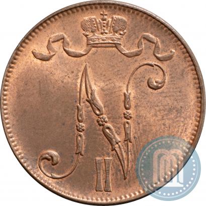 Picture 5 pennia 1914 year  