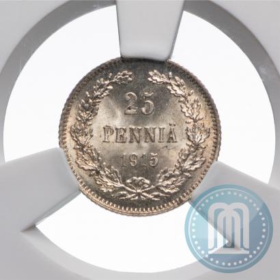 Picture 25 pennia 1915 year S 
