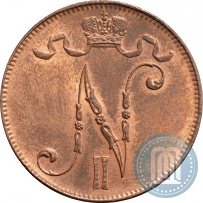 Picture 5 pennia 1916 year  
