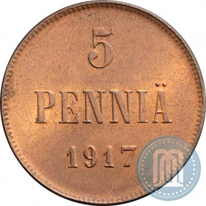 Фото 5 пенни 1917 года  