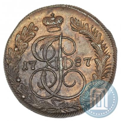 Фото 5 копеек 1787 года КМ 