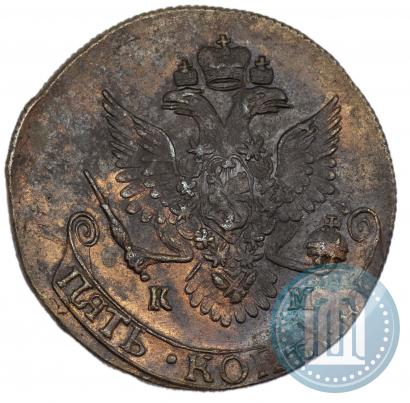 Фото 5 копеек 1787 года КМ 
