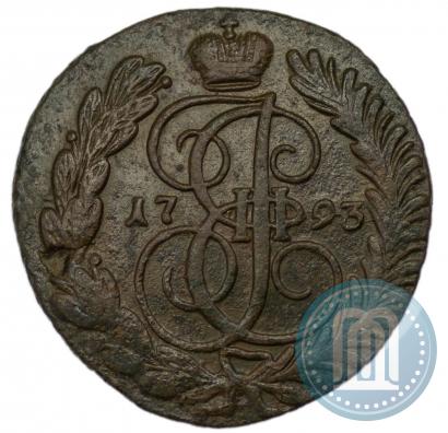 Фото 2 копейки 1793 года АМ 