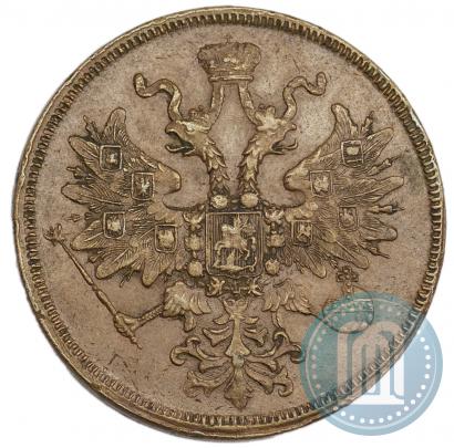 Picture 5 kopecks 1860 year ЕМ 