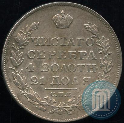 Фото 1 рубль 1825 года СПБ-ПД 