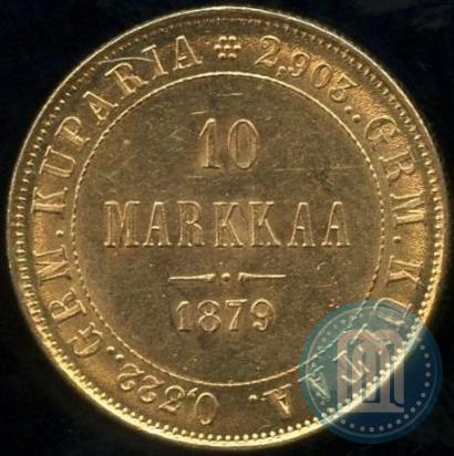 Picture 10 markkaa 1879 year S 
