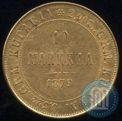 Picture 10 markkaa 1879 year S 