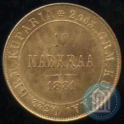 Фото 10 марок 1881 года S 