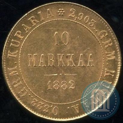 Picture 10 markkaa 1882 year S 