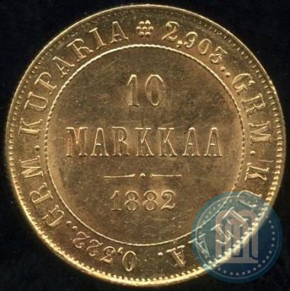 Picture 10 markkaa 1882 year S 