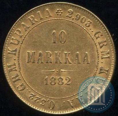 Picture 10 markkaa 1882 year S 