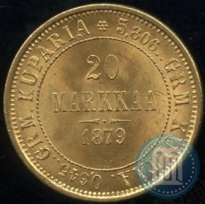 Picture 20 markkaa 1879 year S 