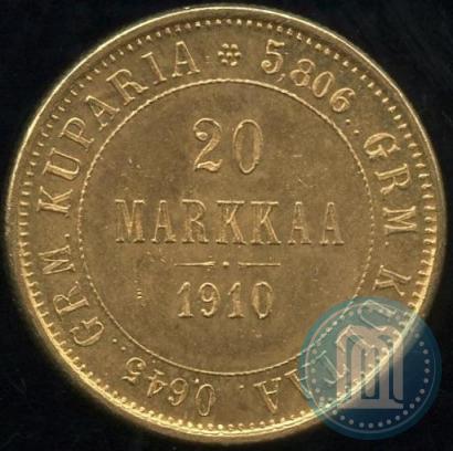 Picture 20 markkaa 1910 year L 