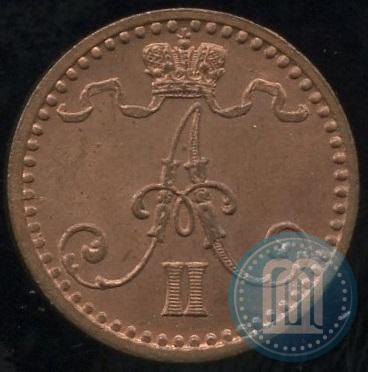 Фото 1 пенни 1869 года  