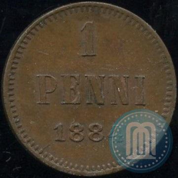 Picture 1 penni 1884 year  