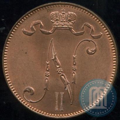 Picture 5 pennia 1901 year  