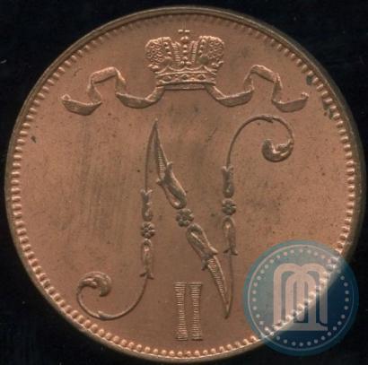Picture 5 pennia 1906 year  