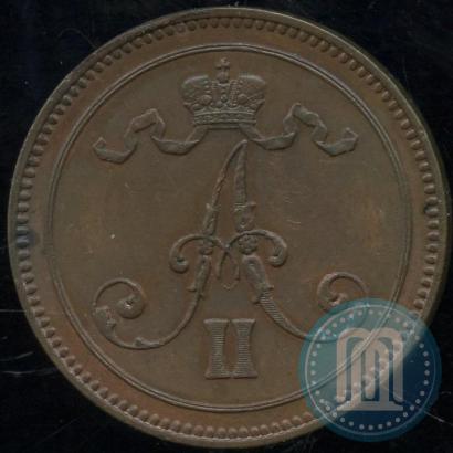 Фото 10 пенни 1865 года  
