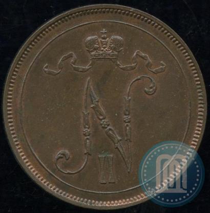 Фото 10 пенни 1899 года  