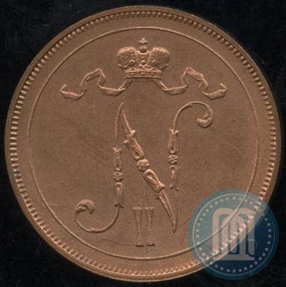 Фото 10 пенни 1907 года  