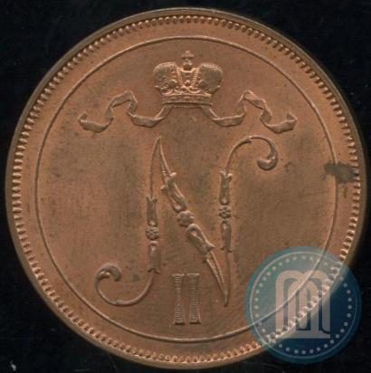 Фото 10 пенни 1912 года  