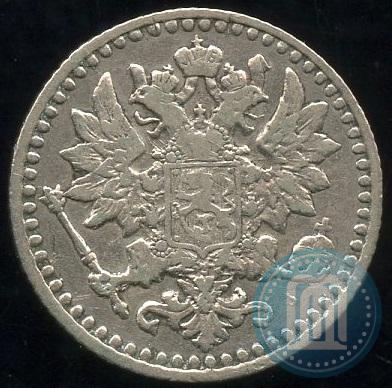 Фото 25 пенни 1866 года S 