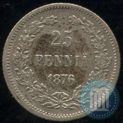 Фото 25 пенни 1876 года S 
