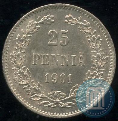 Picture 25 pennia 1901 year L 