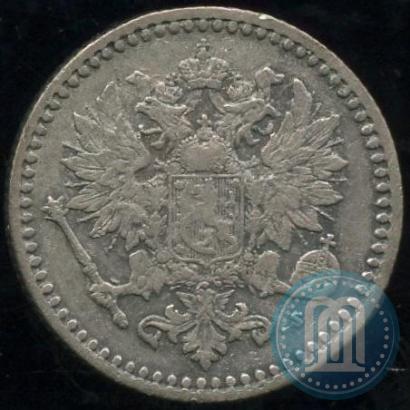 Фото 50 пенни 1868 года S 