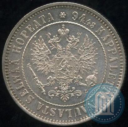 Picture 1 markka 1890 year L 