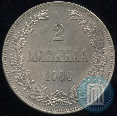 Picture 2 markkaa 1906 year L 
