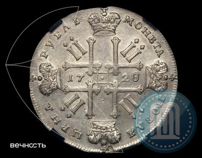 Picture 1 rouble 1728 year  "Type of 1728"