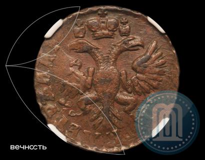 Фото Денга 1731 года  