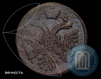 Фото Денга 1736 года  
