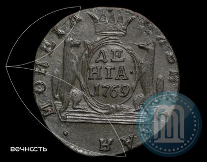Фото Денга 1769 года КМ 