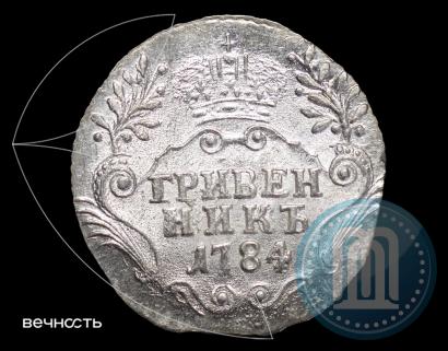 Picture Grivennik 1784 year СПБ 