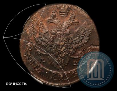 Фото 5 копеек 1788 года ЕМ 
