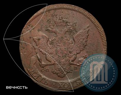 Фото 5 копеек 1788 года СПМ 