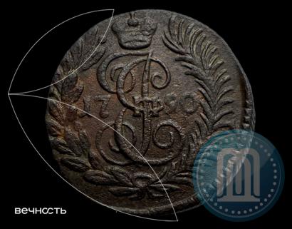 Фото Полушка 1790 года КМ 