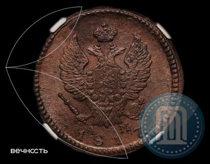 Фото 2 копейки 1817 года КМ-АМ 