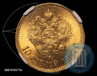 Фото 10 рублей 1899 года (АГ) 