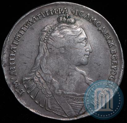 Фото 1 рубль 1734 года  "Тип 1735 года"