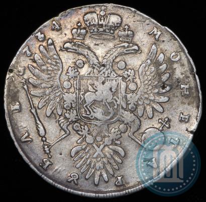 Picture 1 rouble 1734 year  "Type of 1735"