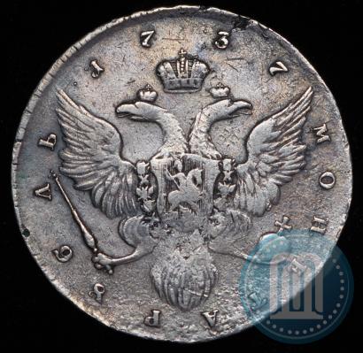 Picture 1 rouble 1737 year  "Portrait by Gedlinger"