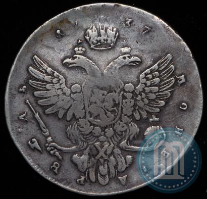 Picture 1 rouble 1737 year  "Moscow type"