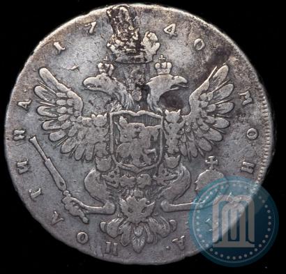 Picture Poltina 1740 year СПБ "Petersburg type"