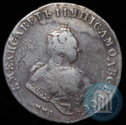 Picture 1 rouble 1743 year ММД 